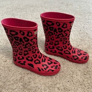 Children’s Hunter Rain Boots Sz 3/4 EUC